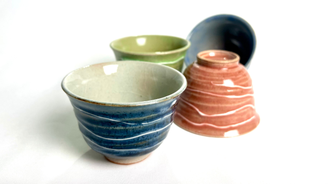 YUNOMI SET  DA 4 - ceramica giapponese